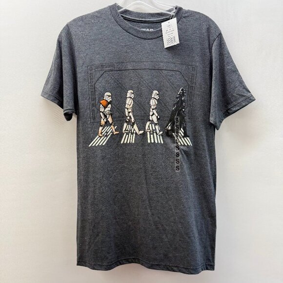 MAD Engine Other - Star Wars Size S Storm Trooper Abbey Road Beatles Parody T-Shirt Mad Engine Gray
